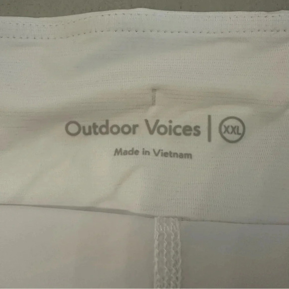 Outdoor Voices Women’s White Lightweight Skort with Zippered Pocket Sz XXL NWOT - Picture 4 of 9